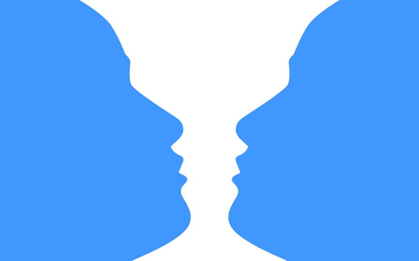 Figure-ground design principle
